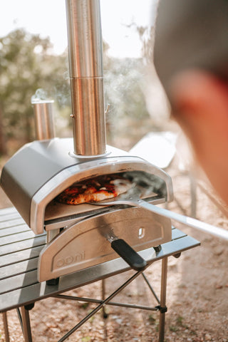 Ooni pizza turning peel is heat safe for high temperature ovens.