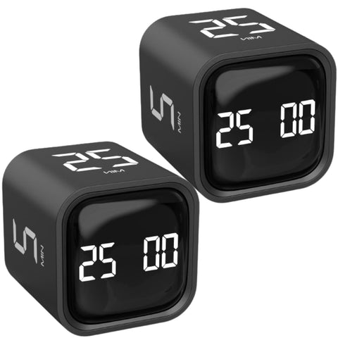 OORAII rotating pomodoro timer shows a 5-minute preset for focused study