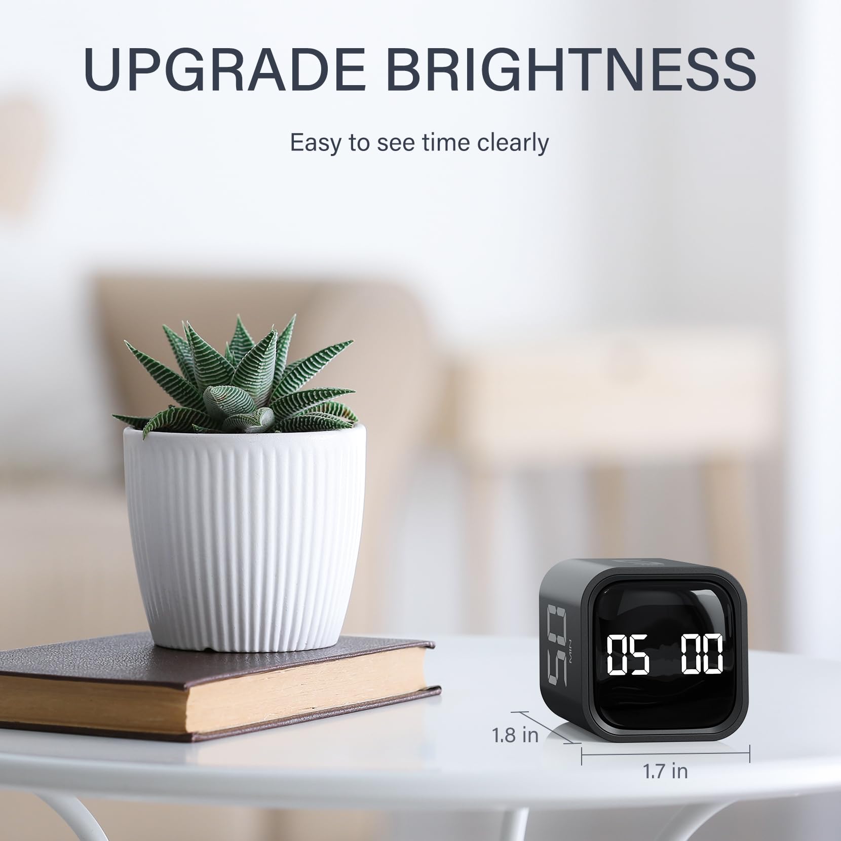 OORAII timer on a desk or kitchen counter for quick tasks