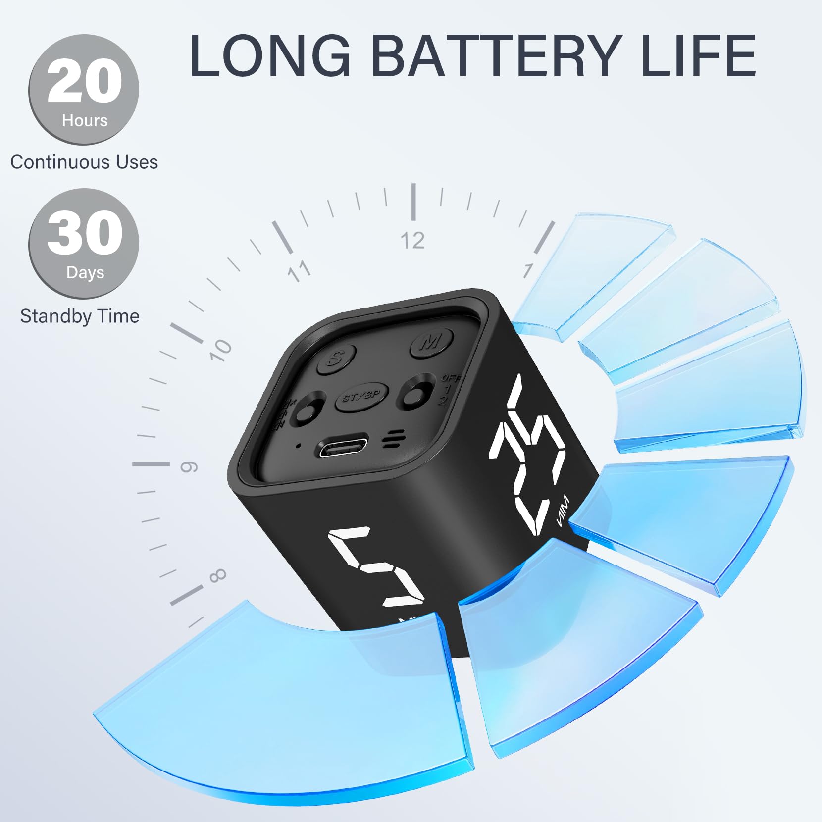 OORAII silent mode reduces desk noise with vibration cue