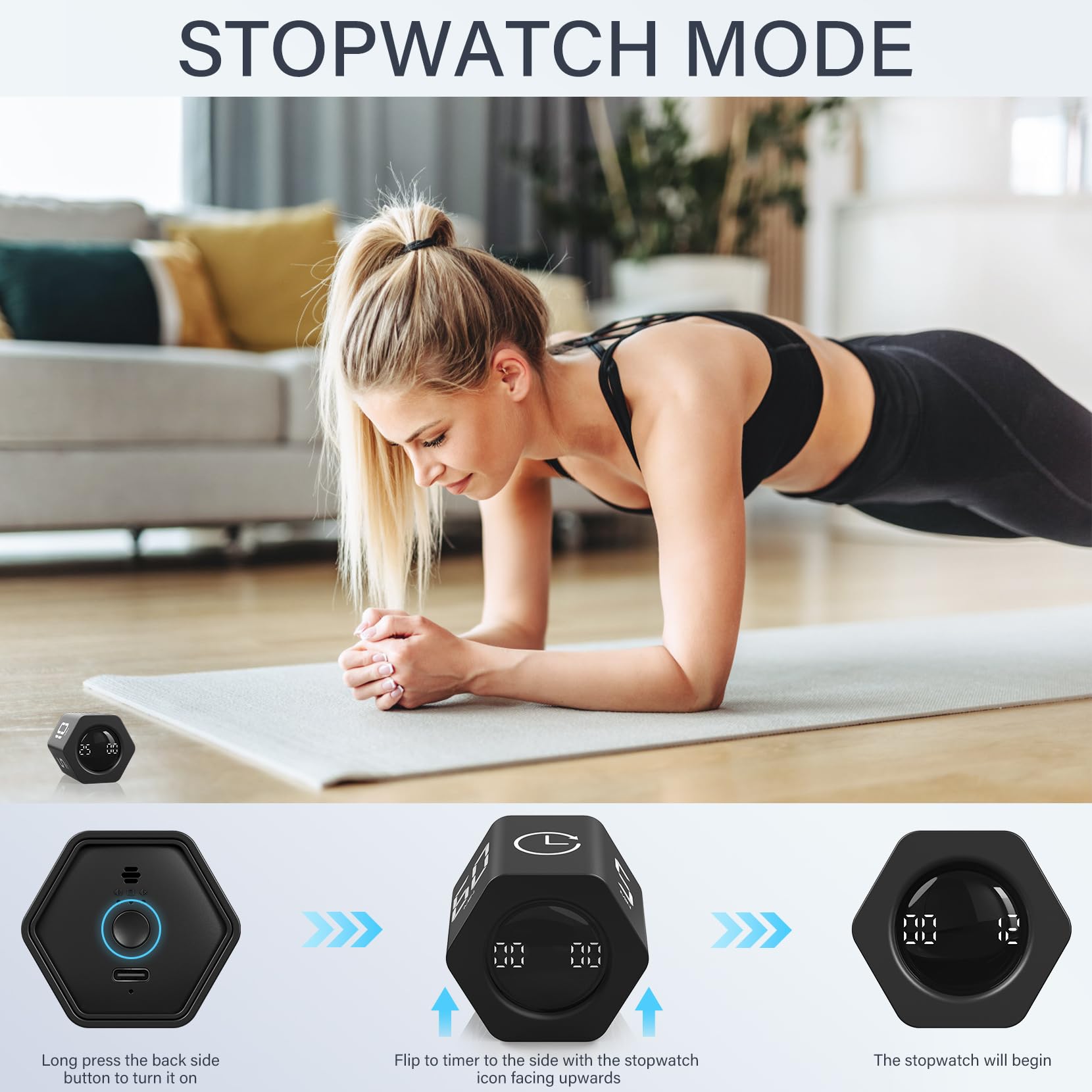 OORAII timer mute vibration alarm switch for flexible alerts.