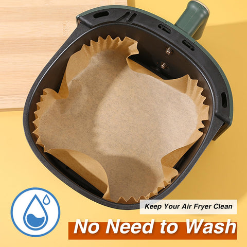 OOTDAY disposable parchment liners make frying, baking, and microwaving easier.
