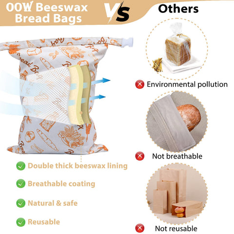 OOW bread bags keep loaves fresh after baking for longer