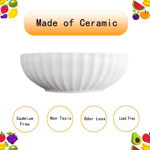 Opeikla bowl with 86 oz capacity for fruits and vegetables