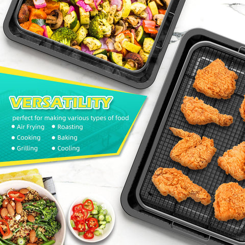 OPENICE air fryer set enables cooking with less oil for crispy results