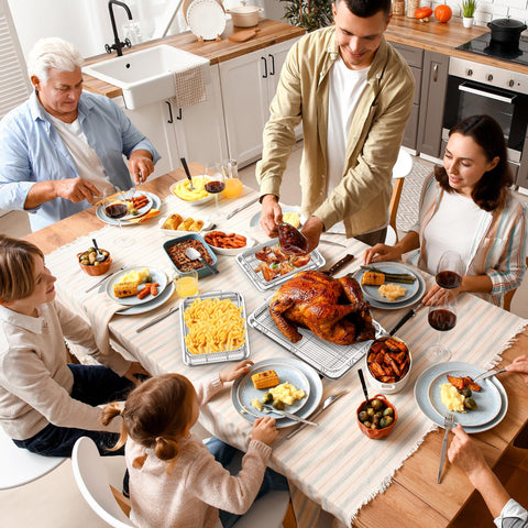 OPENICE extra-large tray supports baking cookies or roasting meats evenly