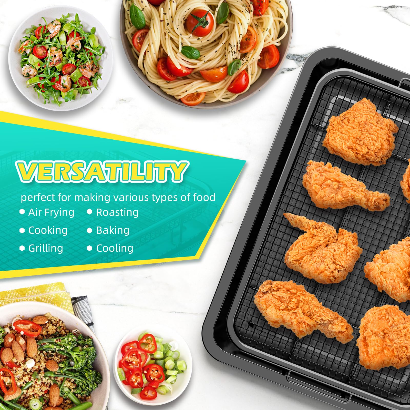 OPENICE easy-clean dishwasher-safe design simplifies cleanup after cooking.