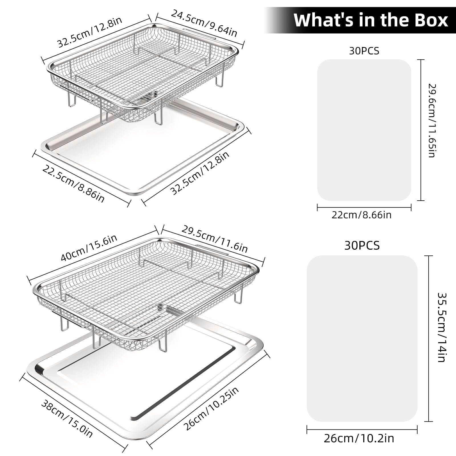 OPENICE large crisper tray close-up showing non-stick surface and food release.
