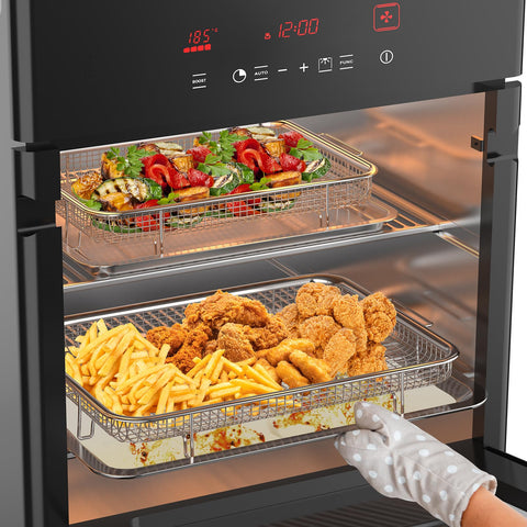 OPENICE medium crisper tray with non-stick coating for easy cleanup.