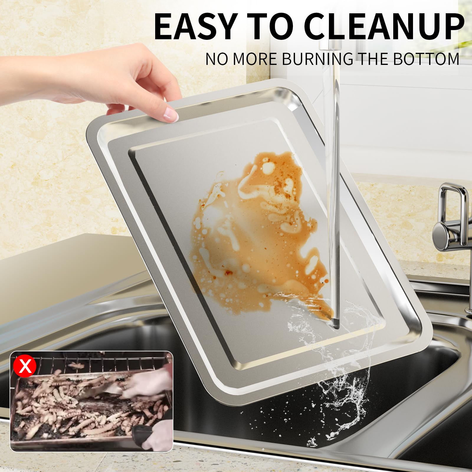 OPENICE versatile oven setup for baking, roasting, and air-fried dishes.