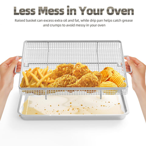 OPENICE raised-foot design promotes 360-degree heat circulation for even cooking.