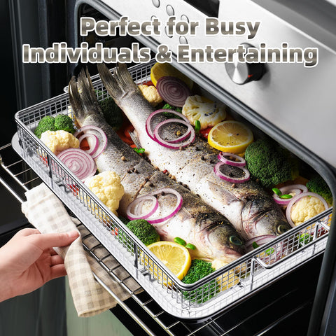 OPENICE two-set oven kit lets you cook multiple foods at once.