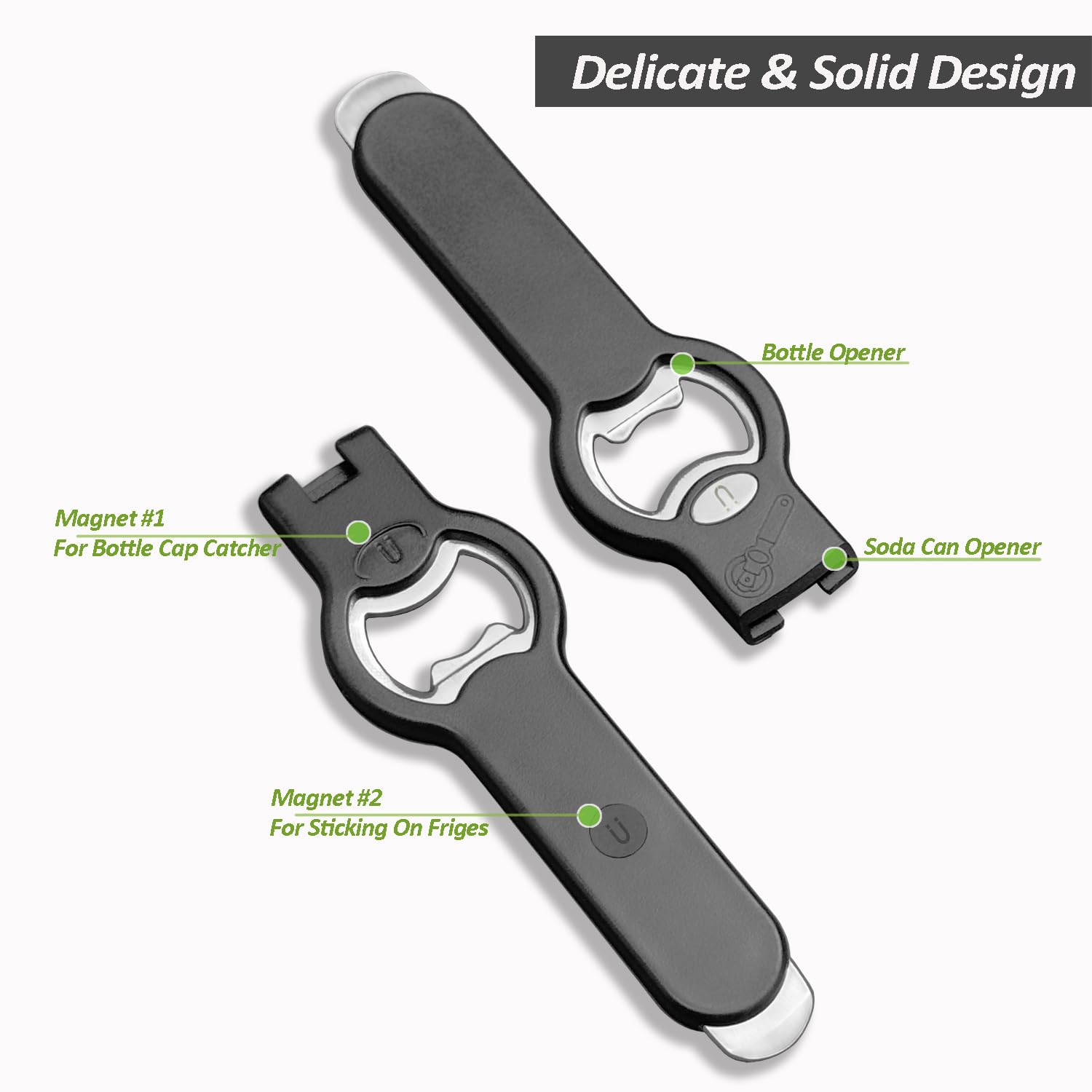 OpenPRO cap catcher dual magnet design for tidy counters.