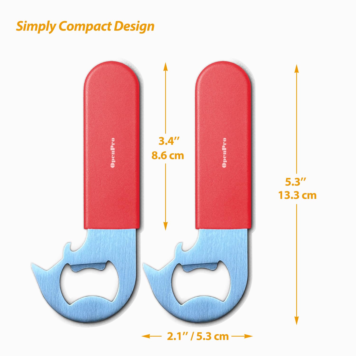 OPENPRO Round-edged design minimizes accidental nicks during opening.