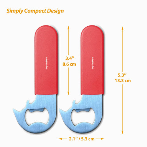 OPENPRO Round-edged design minimizes accidental nicks during opening.