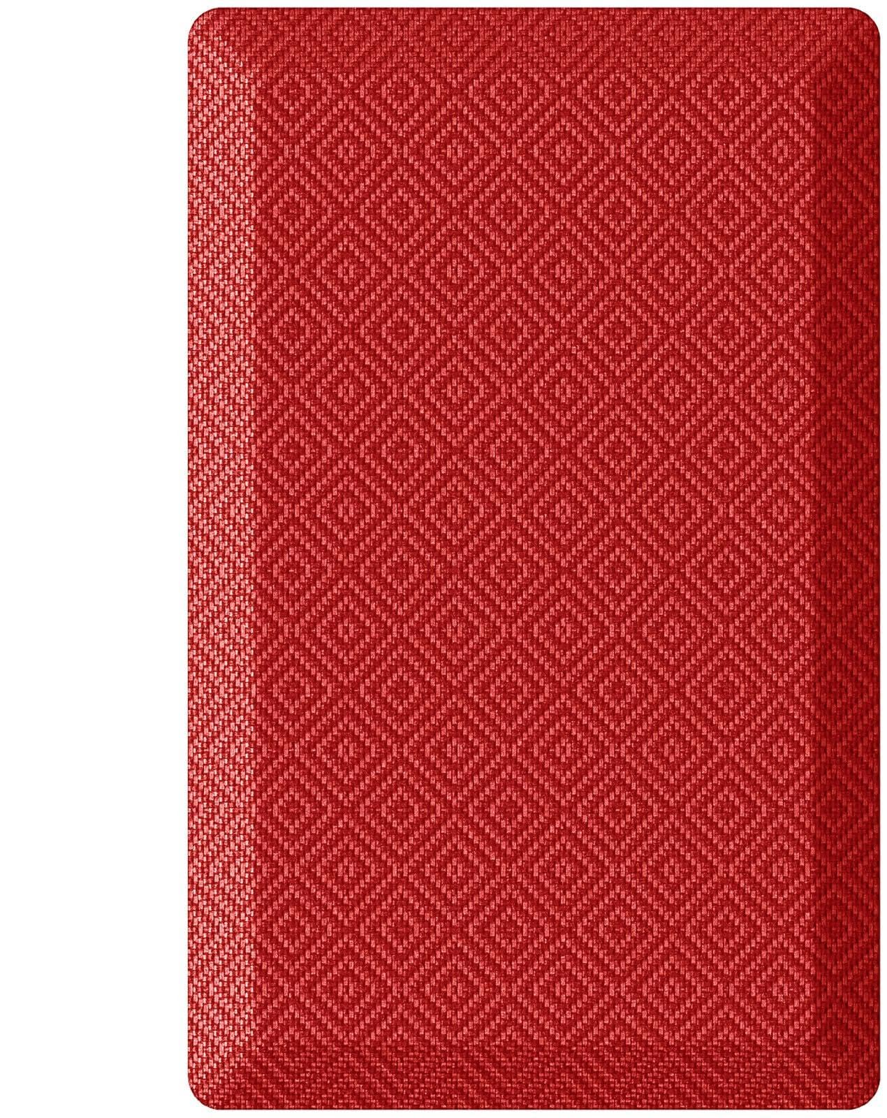 Ophanie kitchen mat with 3-4 inch thick cushioning for comfortable standing.