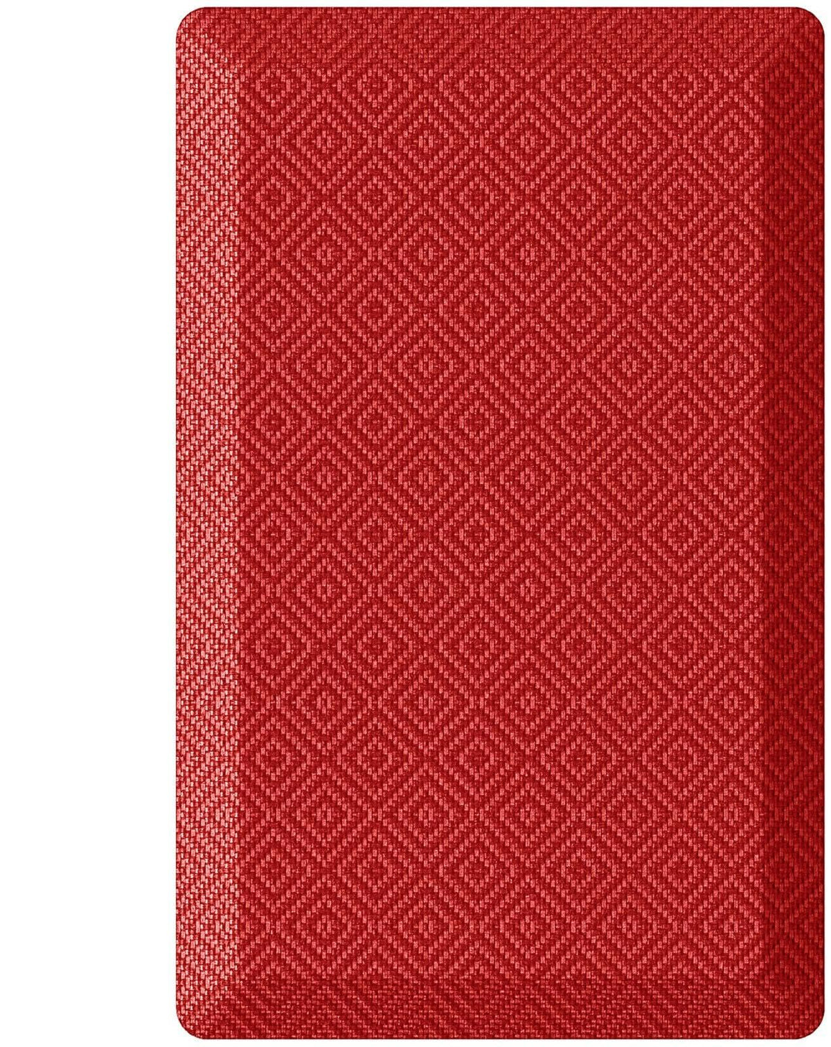 Ophanie kitchen mat with 3-4 inch thick cushioning for comfortable standing.