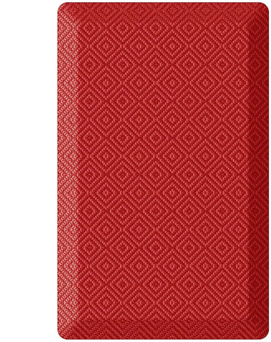 Ophanie kitchen mat with 3-4 inch thick cushioning for comfortable standing.