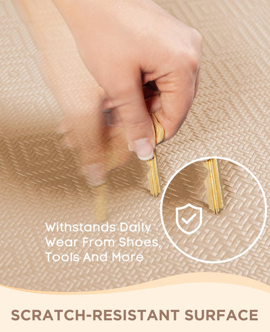 Ophanie kitchen mat beveled edge reduces trips for safer use