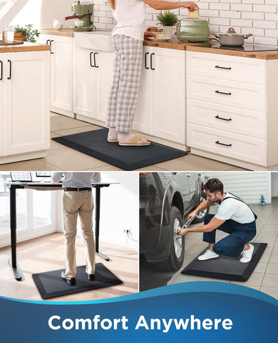 Ophanie Kitchen Mat supports ergonomic standing for daily tasks.