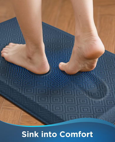 Ophanie kitchen mat textured surface enhances grip for secure standing at the counter