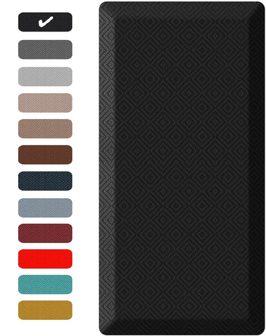 Ophanie kitchen mat with textured surface improves grip for longer standing at the sink