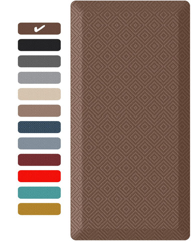 Ophanie kitchen mat with three-quarter-inch cushion for comfortable standing at the sink