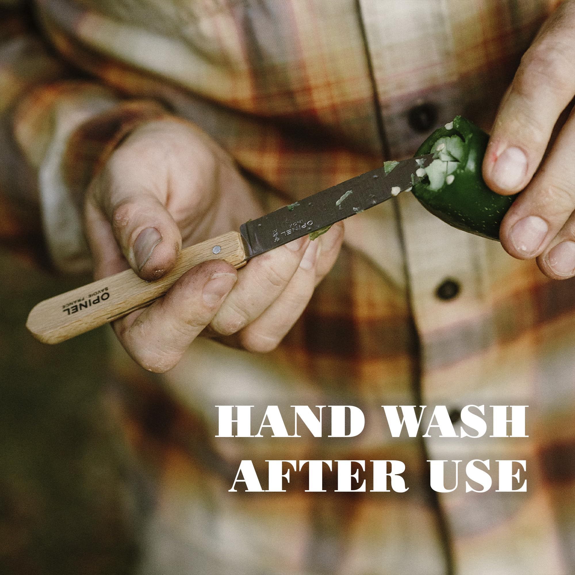 OPINEL No. 112 paring knife built in France with simple, timeless design.