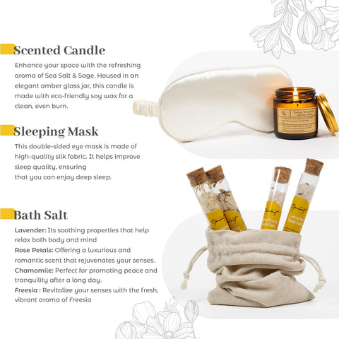 Opulent spa gift basket combines pampering essentials for a luxurious self-care ritual.