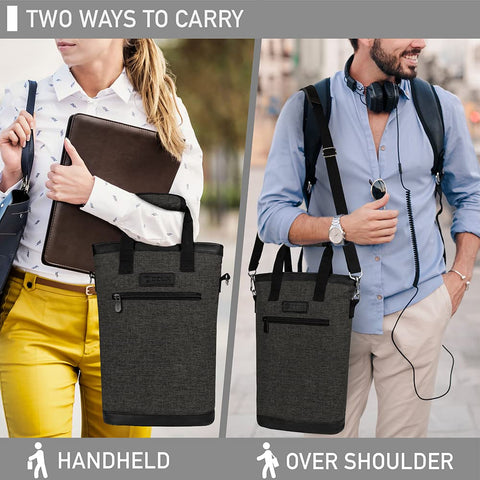 OPUX compact dimensions 8.5 x 4 x 14 inches fits two bottles.
