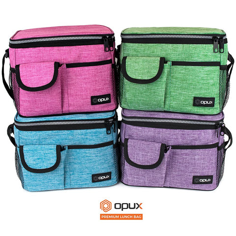 OPUX front pocket and dual zippers for organized packing