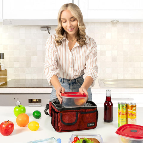 Opux adjustable shoulder strap provides comfortable carrying for daily use.