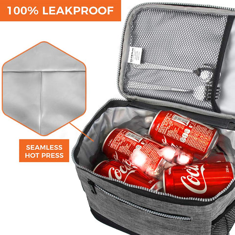 opux lunch bag front pocket stores utensils and essentials neatly