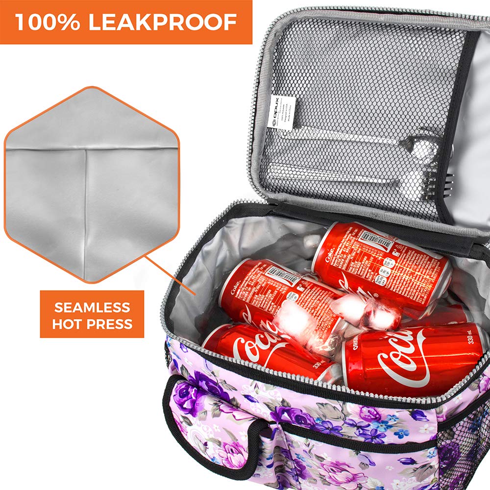 OPUX leakproof lining close-up emphasizes spill protection