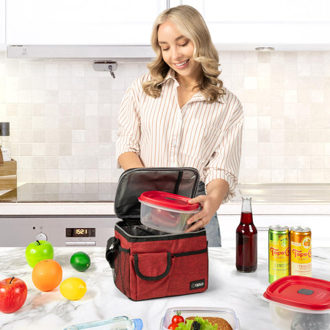 OPUX side mesh bottle holder keeps drinks within reach