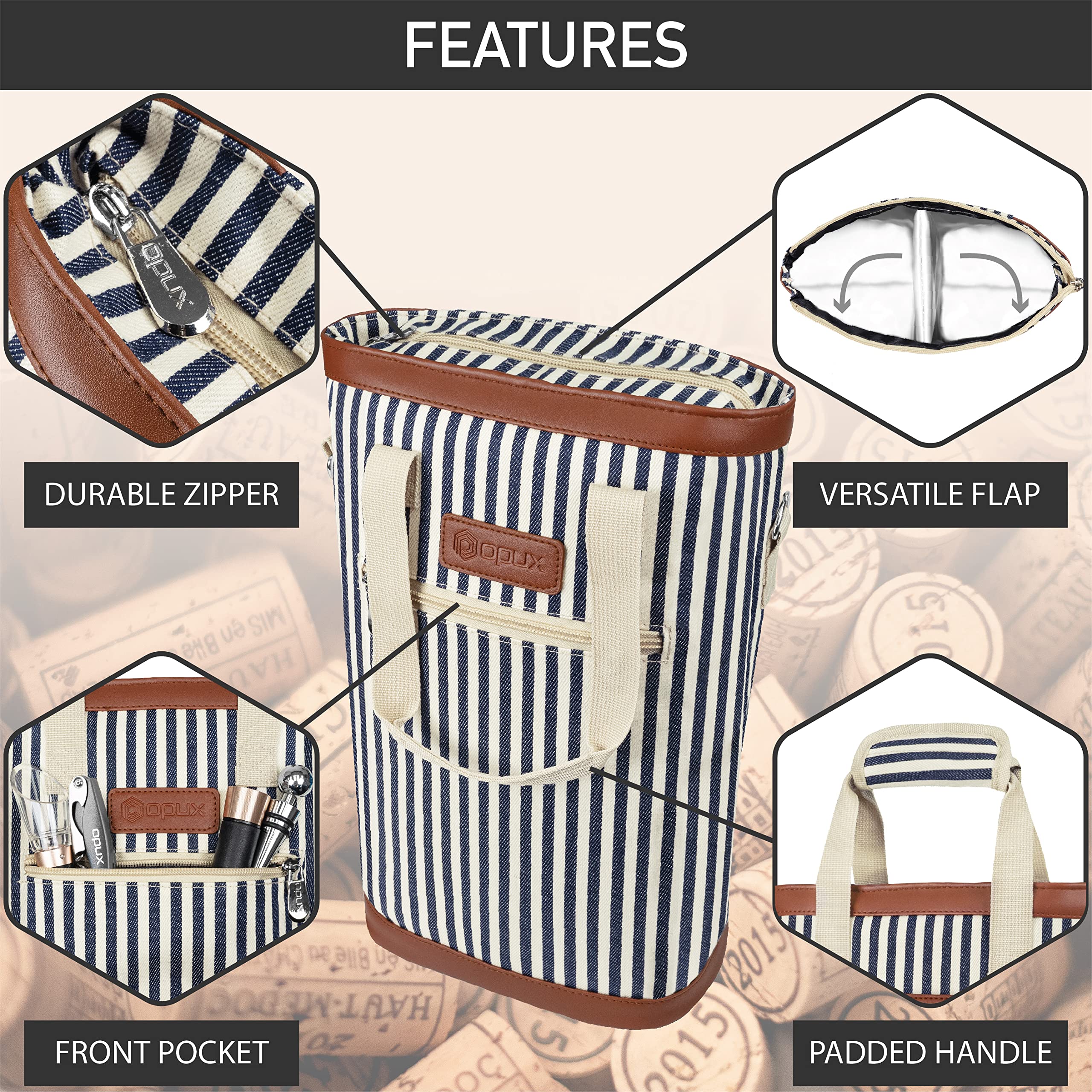 OPUX premium picnic wine chiller designed for outdoor gatherings.