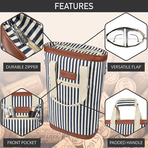OPUX premium picnic wine chiller designed for outdoor gatherings.