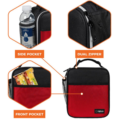 opux soft thermal lining is BPA-free and easy to wipe clean
