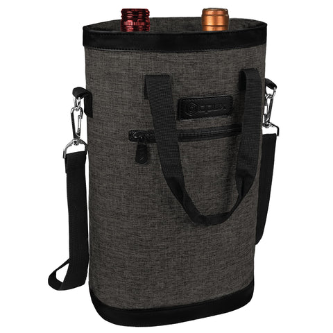 OPUX leakproof wine tote interior lining prevents spills during transport.