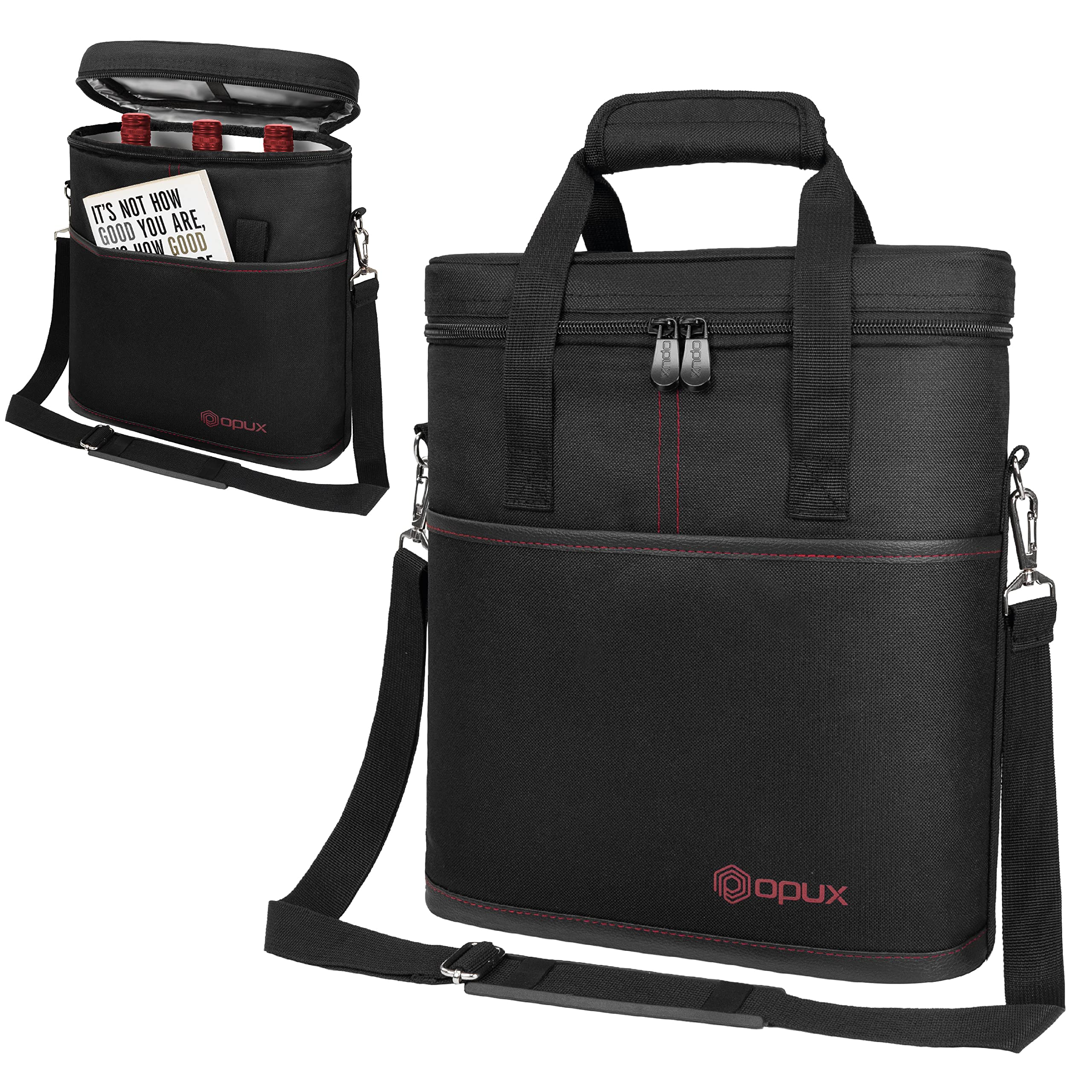 OPUX-wine-tote-transport-air-travel ensures safe bottle transport on flights.