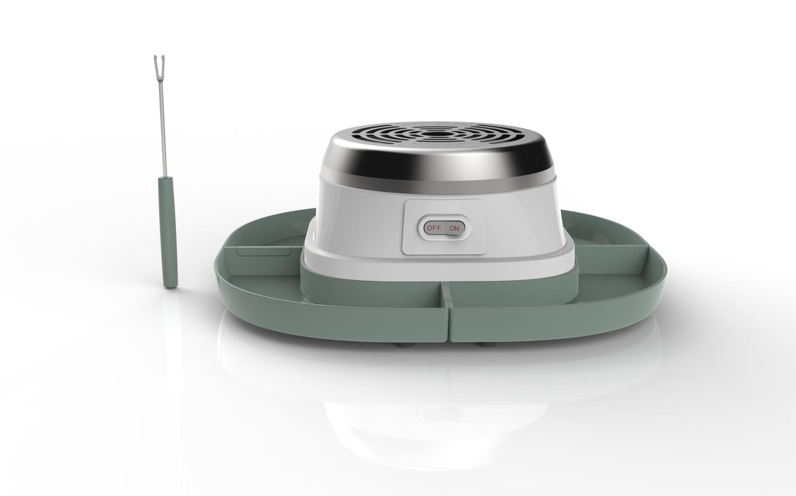 ORANLAN 120V plug-in unit powers quick, mess-free roasting.