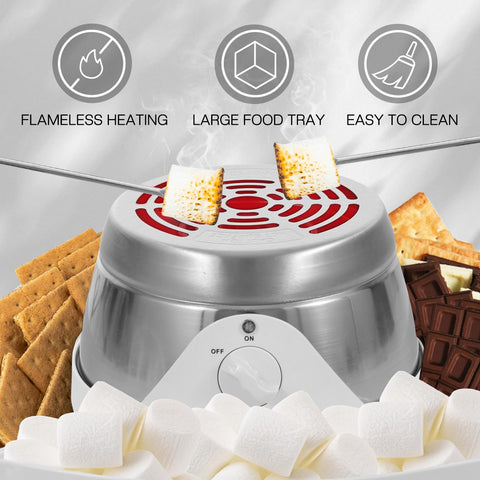 ORANLAN S'mores Kit tabletop design shown for cozy movie nights.
