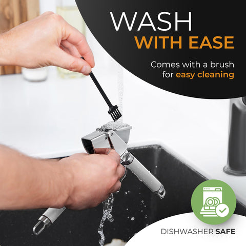 Orblue garlic press dishwasher safe for easy cleanup