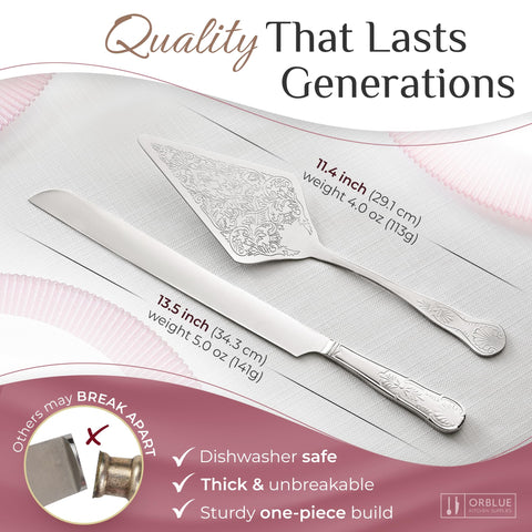 Orblue one-piece stainless steel construction highlights durability and timeless design.