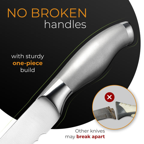 Orblue stainless steel one-piece design lasts through daily kitchen use.