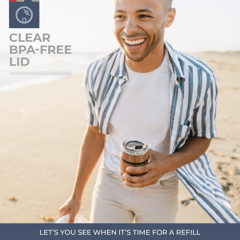 ORCA Barrel 12oz compact side view, 12oz capacity in a sleek silhouette