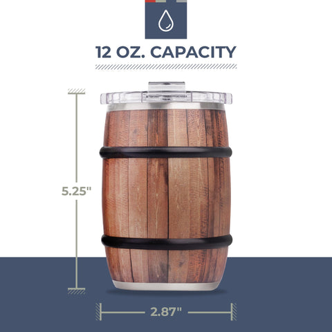 ORCA Barrel 12oz seamless inner wall, easy cleaning and hygienic use