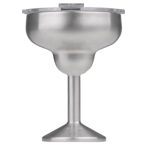 Orca Rita temperature-insulated margarita glass keeps drinks cold for hours.
