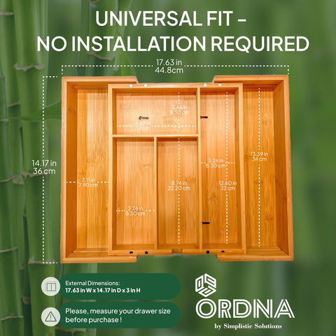 Ordna foil wrap dispenser with built-in cutter keeps rolls tidy and easy to pull.