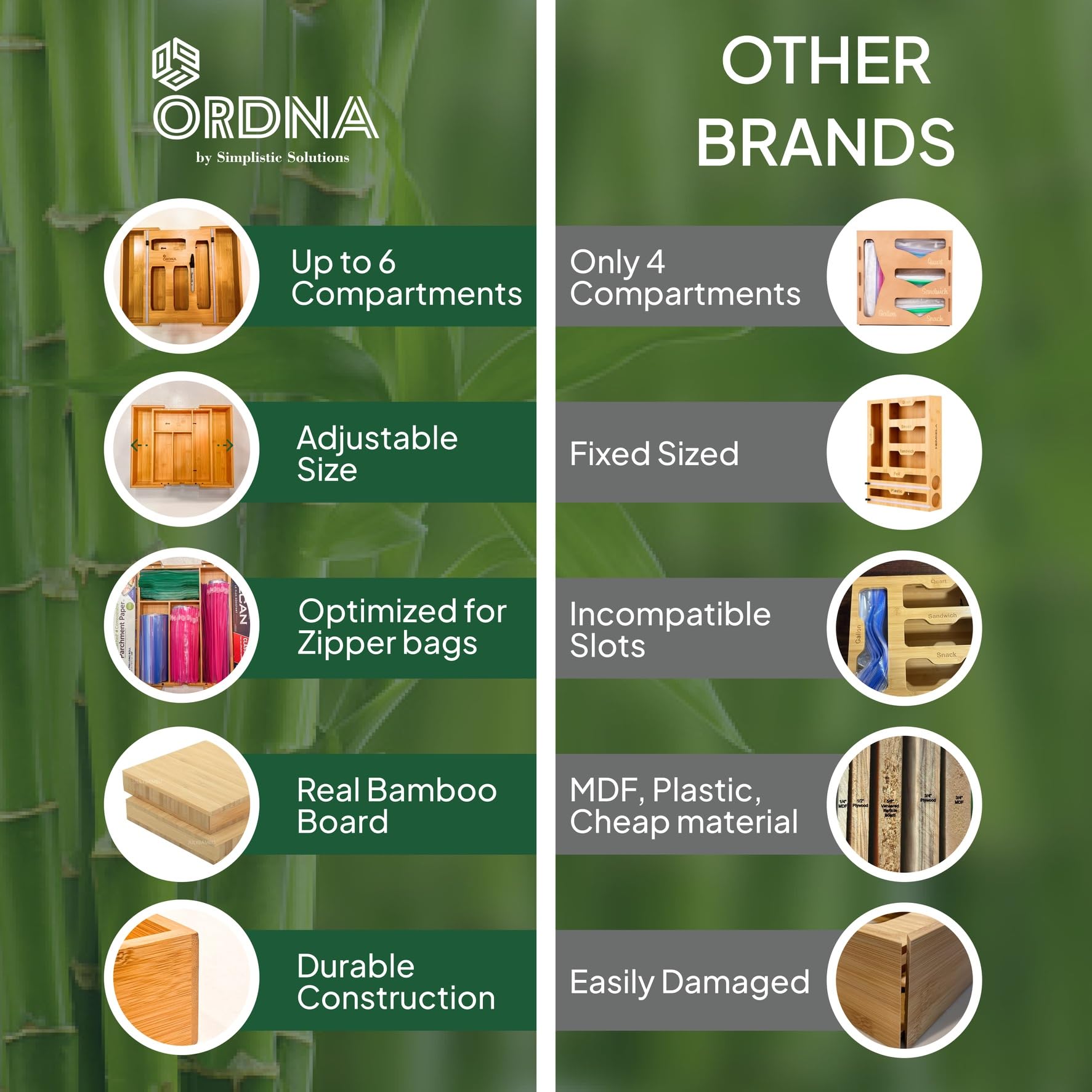 No-assembly Ordna organizer is ready to use for fast, clutter-free storage.